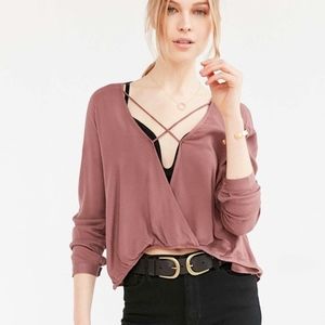 Urban Outfitters Silence and Noise cross top